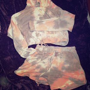 Tie dye matching set
